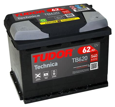 Tudor TB620. Batteria dell'auto Tudor 62Ah 12V 